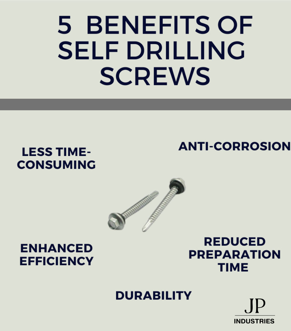 5 benefits of Self-drilling screws